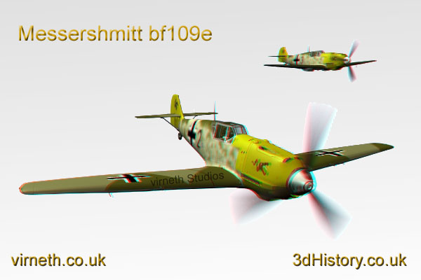 3D - Messerschmitt bf109e