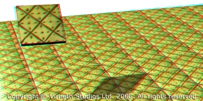 3D Anaglyph - Medieval Tile