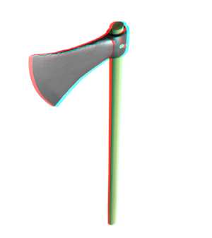 3D Anaglyph - Saxon War Axe