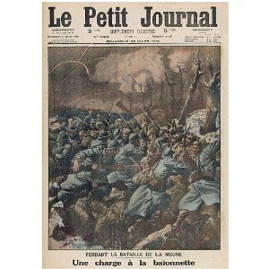 French Infantry charge with Bayonets at Verdun 1916