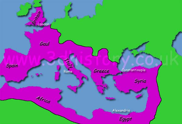 Map of the Ancient Roman Empire