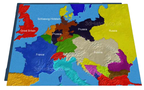 Schleswig-Holsten was claimed by Denmark and Germany