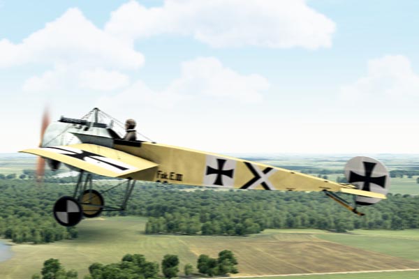 The Fokker Eindecker E III - the dreaded Fokker Scourge