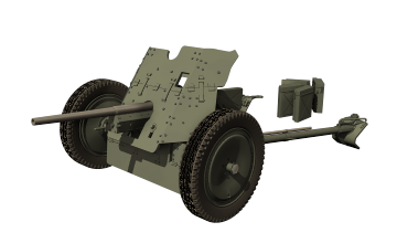 The German Pak37 anti-tank gun was inadequate to defend against the heaviily armoured allied tanks at Arras