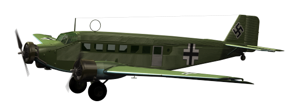 Junkers Ju52 transport aircraft were used  to drop German Fallschrimjager by parachute into Holland to capture bridges.