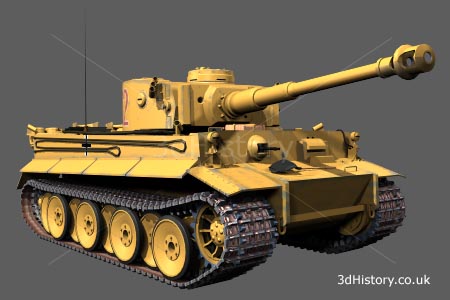 German Pz VIe Tiger Tank