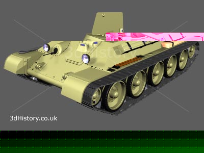 Russian T34 Main Battle Tank